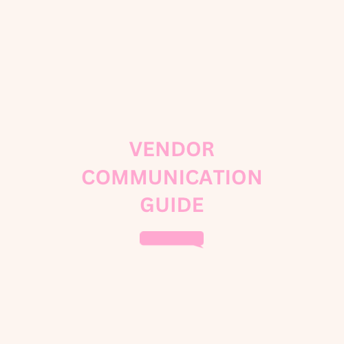 Vendor Communication Guide
